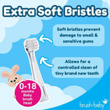Brush Baby Replacement Toothbrush Heads 2 Pack - British product