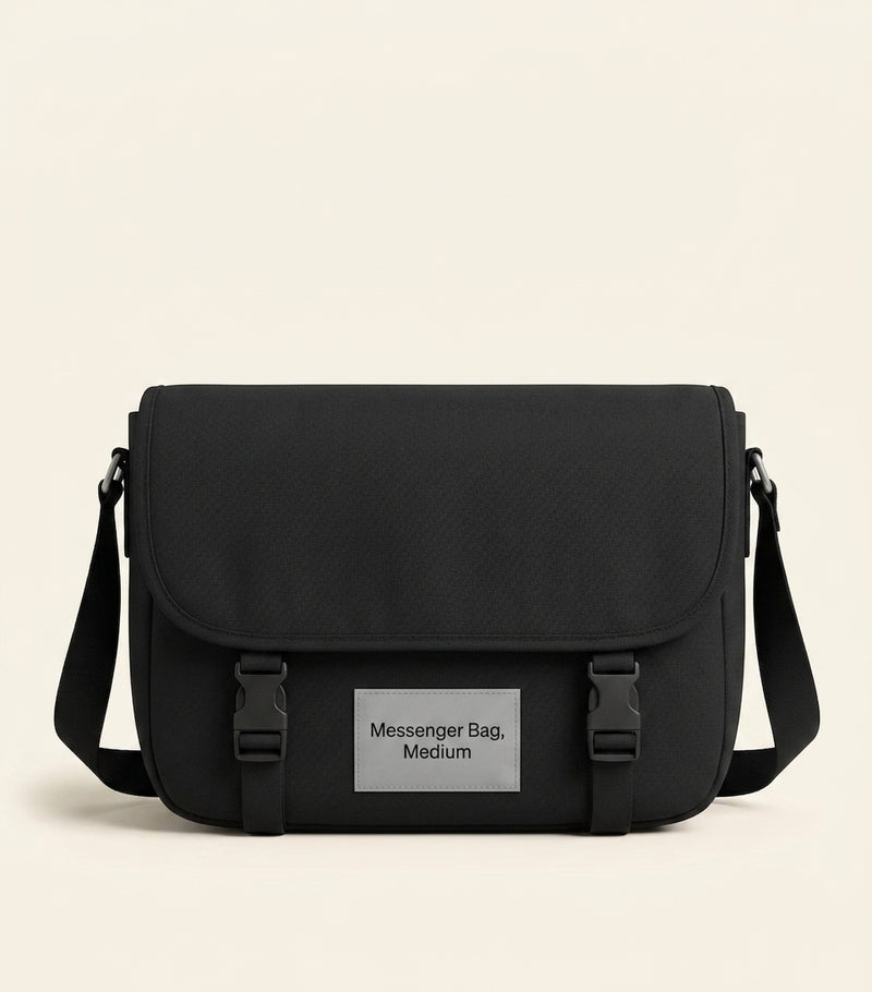Burberry leather embossed messenger bag, imported from the UK