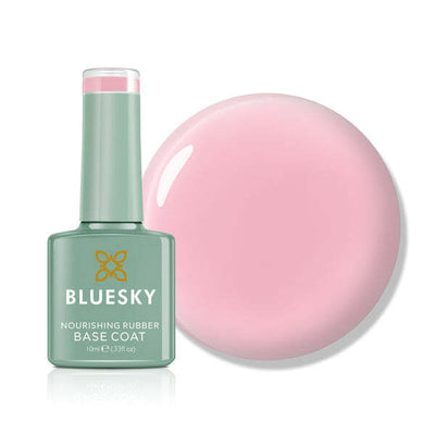 Superdrug Bluesky Rubber Base Coat Dawn Rose 10ml- Buy online at McGrocer