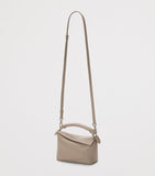 LOEWE Mini Puzzle Edge top-handle bag in calfskin, imported from the UK