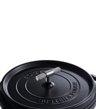 Staub Buster Punch cocotte 28cm steel knob - British product
