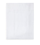 Pratesi striped king flat sheet 275cm x 275cm, imported from the UK