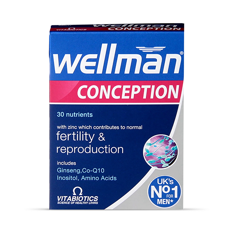 Vitabiotics Wellman Conception tablets pack 30 , imported from the UK