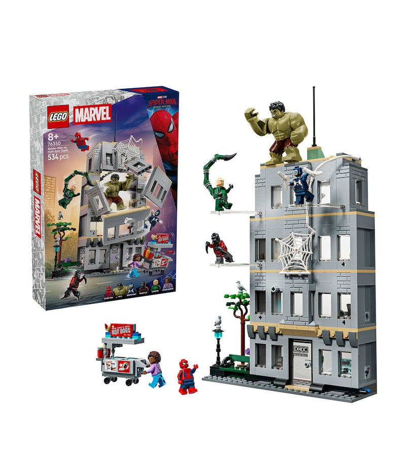 Lego Marvel Spider-Man vs Hulk building set 76350, UK version