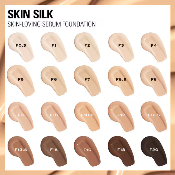 Revolution Skin Silk Serum Foundation F8 (British brand)
