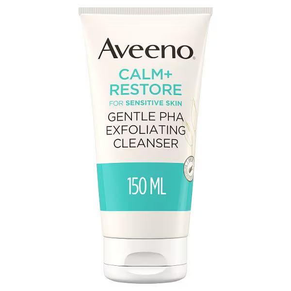Aveeno Face Calm Restore Exfoliating Cleanser 150ml - British product