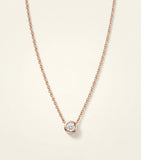 Cartier Small Rose Gold and Diamond d'Amour Necklace, imported from the UK