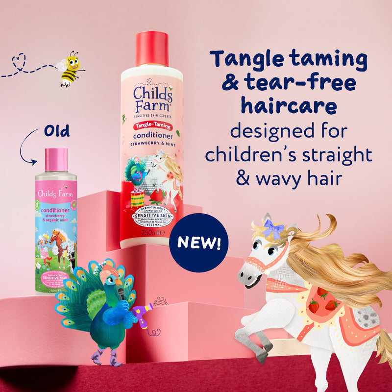 Childs Farm children's conditioner strawberry mint 250ml - British product