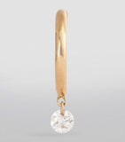 Persée Danaé single huggie earring in yellow gold and diamond, UK version