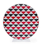 Prada Triangles charger plate 28cm, imported from the UK