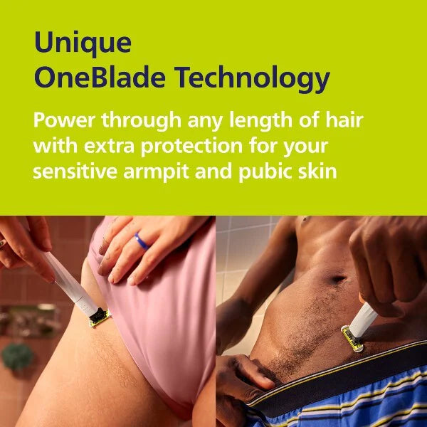 Philips Electric Shaver OneBlade Intimate, imported from the UK