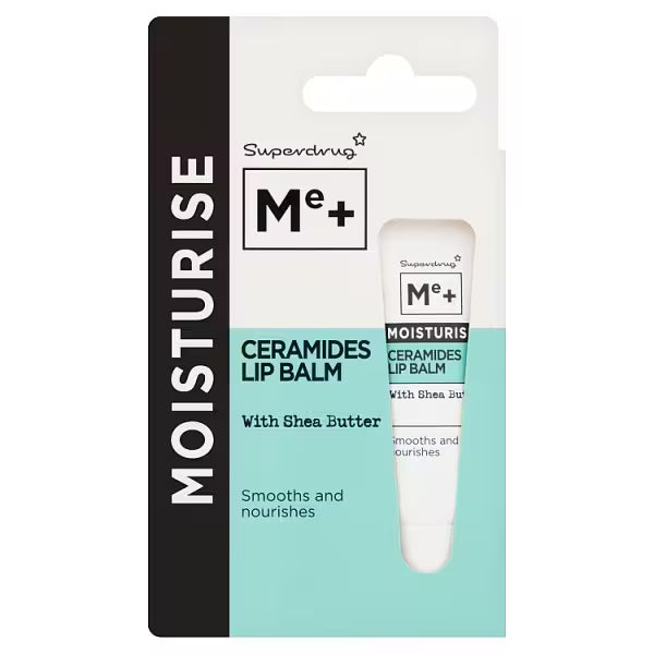Me+ Ceramides lip balm tube imported from the UK