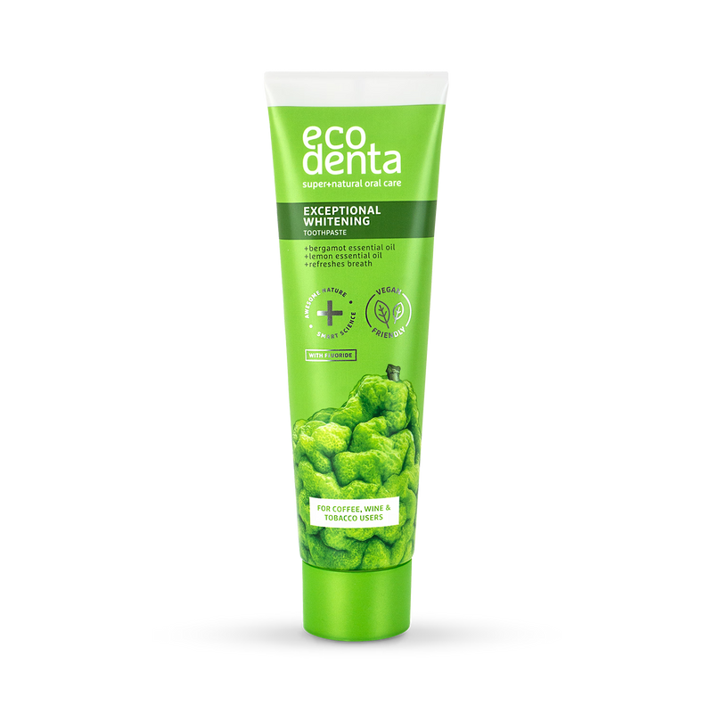 Ecodenta whitening toothpaste bergamot lemon 100ml - British product