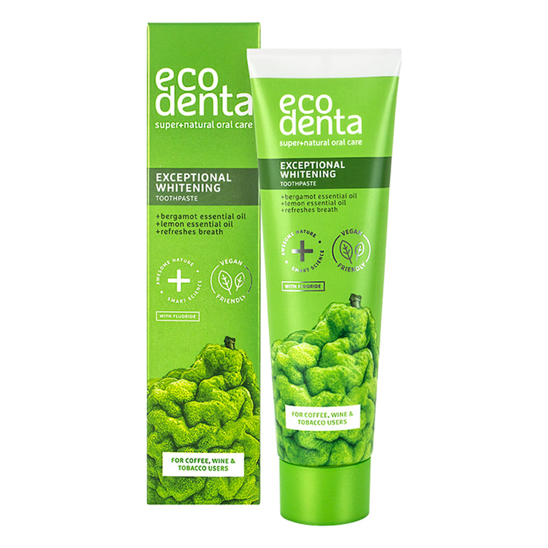 Ecodenta whitening toothpaste bergamot lemon 100ml - British product