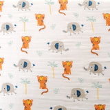 Ziggle Muslin Square Savanna Animals 70cm 3 Pack (British brand)