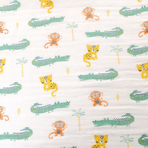 Ziggle Muslin Square Savanna Animals 70cm 3 Pack (British brand)