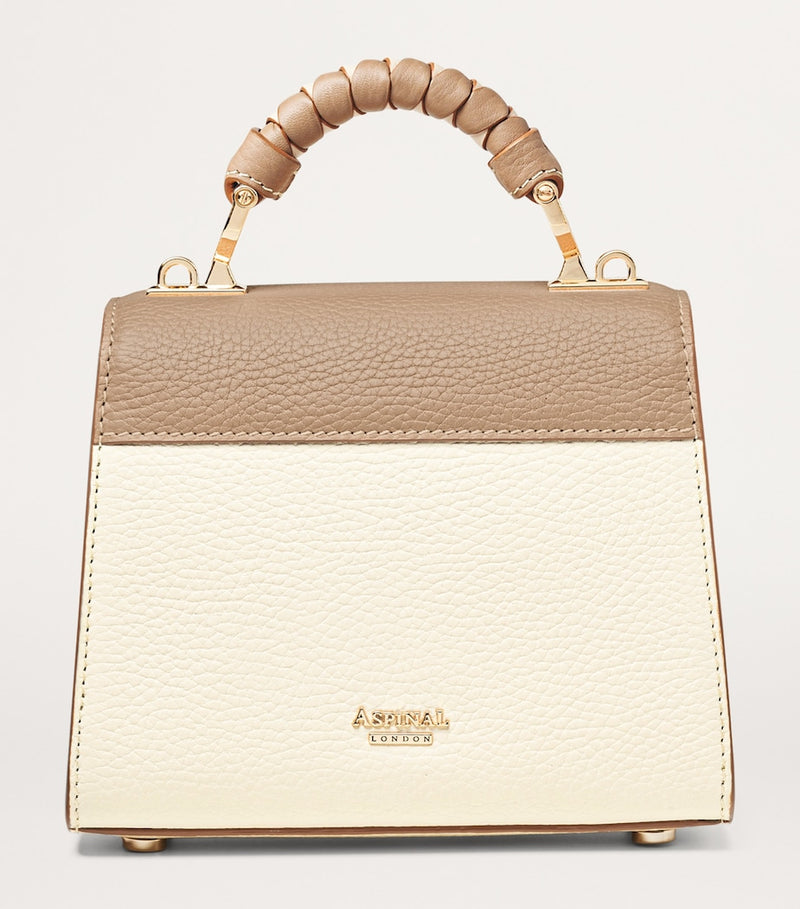 Aspinal of London mini Mayfair top-handle bag - British product