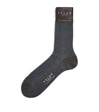 Falke Fine Shadow socks with colour-mix weave, imported from the UK