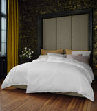 Schlossberg Noblesse Uni King fitted sheet 180x200cm, imported from the UK