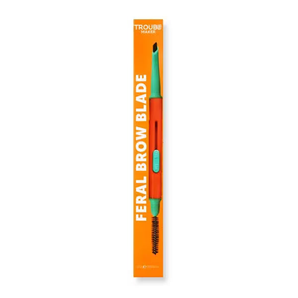 Trouble Maker Feral Brow Blade Pen Dark Brown (British brand)