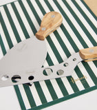 Harrods cheese knife set with olivewood handles - British product