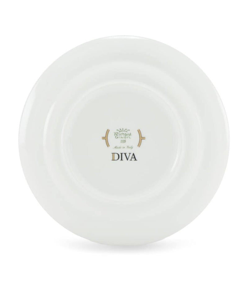 GINORI 1735 porcelain dessert plate in Rosa, 20cm, UK version