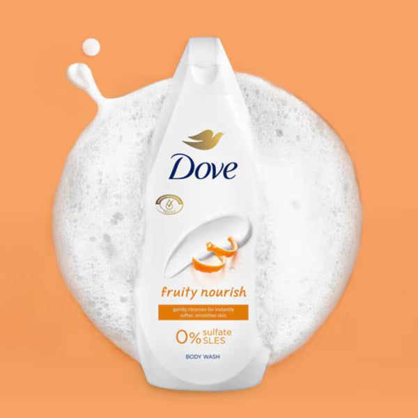 Dove body wash fruity nourish 450ml - British product