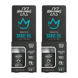 Superdrug King Of Shaves Sensitive Shaving Oil for Men 2x15ml- Buy online at McGrocer
