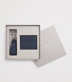 Emporio Armani leather card holder and keyring set, UK version