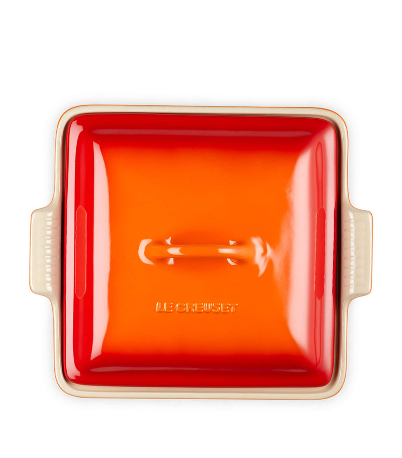 Le Creuset stoneware square dish 23cm, UK version