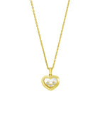 Chopard Happy Diamonds pendant necklace 18kt yellow gold, UK version