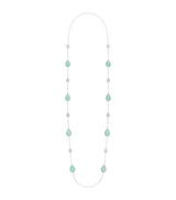 Harrods Boucheron Serpent Bohème Couleur Necklace with White Gold, Diamonds and Aquaprase- Buy online at McGrocer