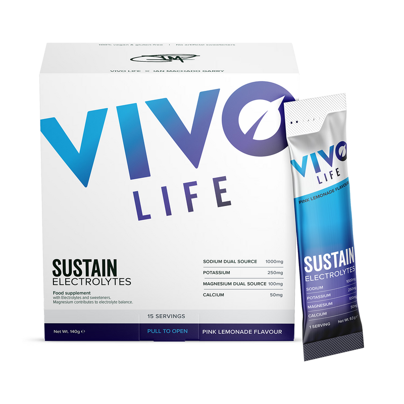 SUSTAIN Electrolytes hydration sachets, imported from the UK