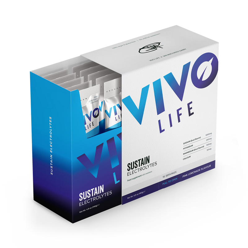 SUSTAIN Electrolytes hydration sachets, imported from the UK