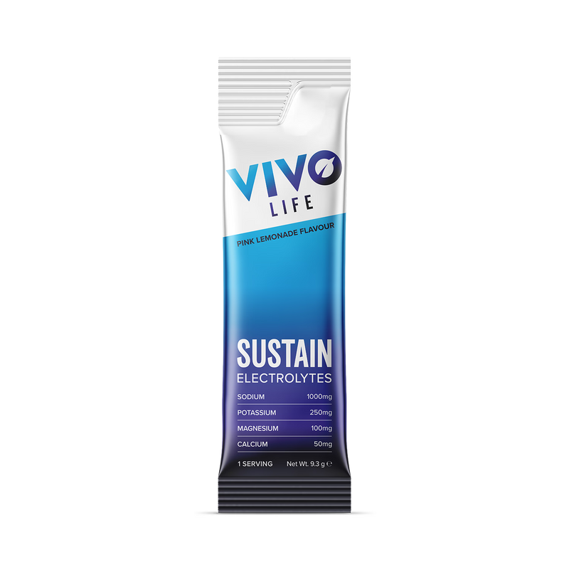SUSTAIN Electrolytes hydration sachets, imported from the UK