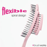 Brushworks Flexi Oval detangling hair brush (British brand)