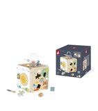 Janod wooden multi-activity cube, imported from the UK