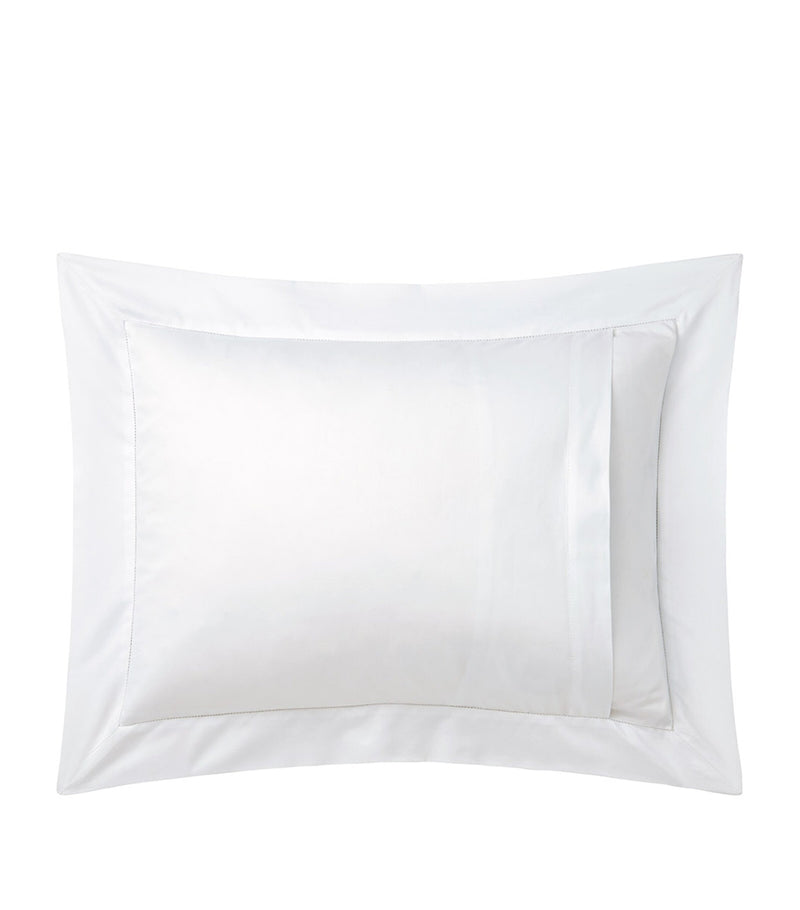 Yves Delorme Couture Nautilus Boudoir Oxford pillowcase 30cm x 40cm (British brand)
