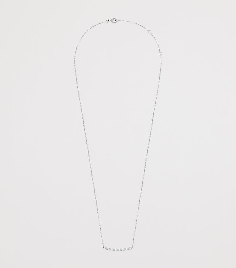 Boucheron Quatre Grosgrain pendant necklace 18kt white gold (British brand)