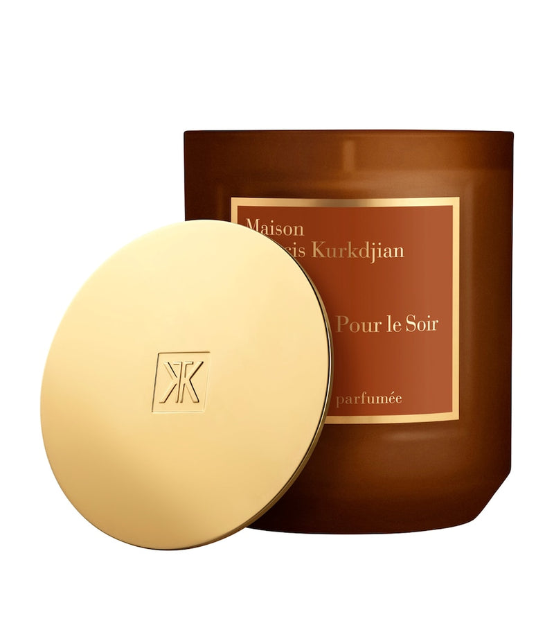 Maison Francis Kurkdjian scented candle with amber and vanilla notes, 300g, imported from the UK