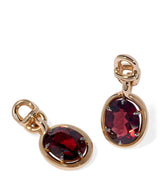 Harrods Annoushka Yellow Gold and Garnet Mythology Earring Drops- Buy online at McGrocer