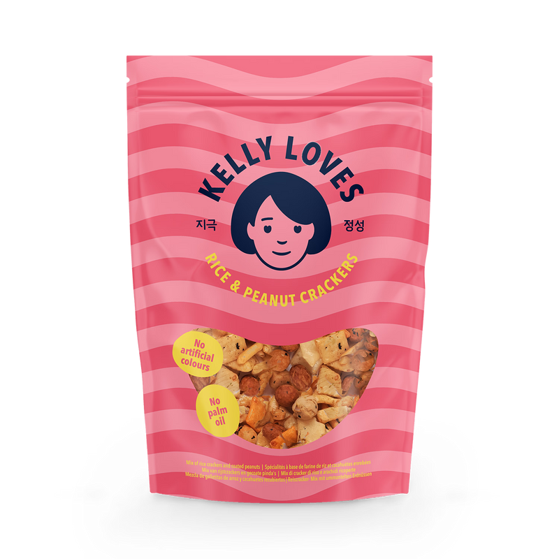 Kelly Loves Rice and Peanut Crackers 80g, UK version