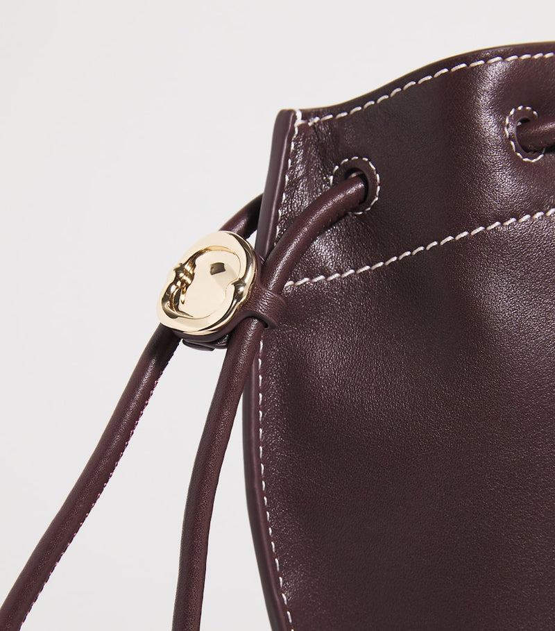 Claudie Pierlot leather drawstring tote bag - (British brand)