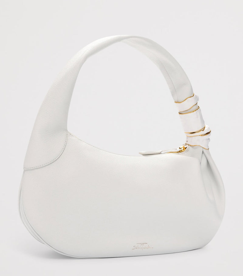 Schiaparelli Soufflé Baguette shoulder bag, imported from the UK