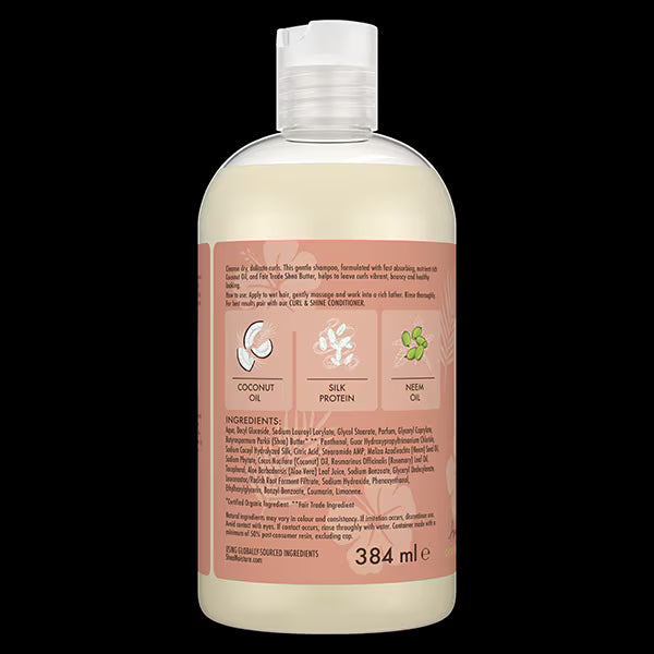 SheaMoisture coconut hibiscus curl shampoo 384ml (British brand)