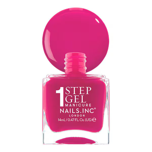 Nails.INC nail polish hot pink 14ml, imported from the UK