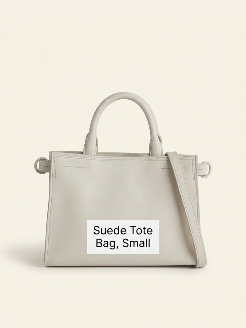 Burberry Cotswolds mini suede tote bag, UK version