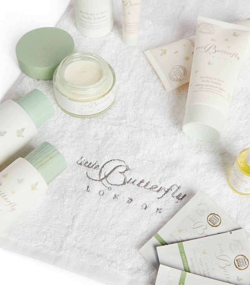 Little Butterfly London baby skincare hamper deluxe medium, imported from the UK