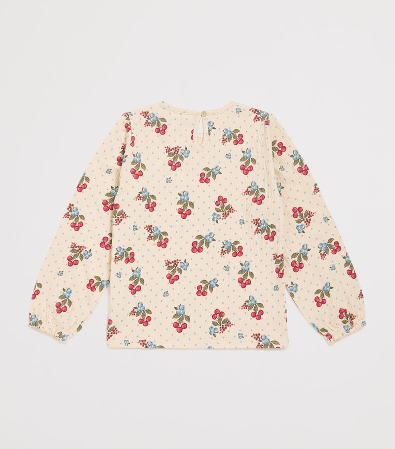 KONGES SLOJD children's organic cotton-blend blouse, UK version