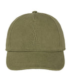 Saint Laurent Cassandre logo cap in cotton - British product